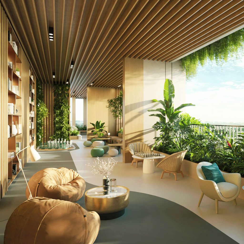 Phòng sách The Emerald 68