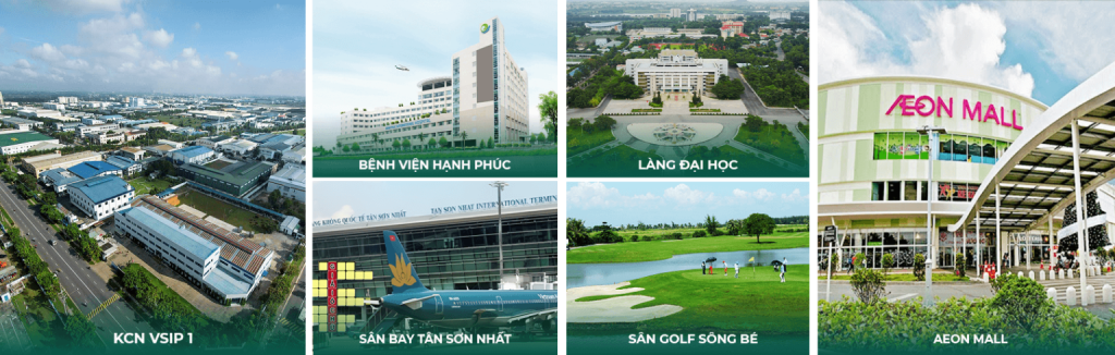 Tiện ích ngoại khu The Emerald 68 đủ đầy